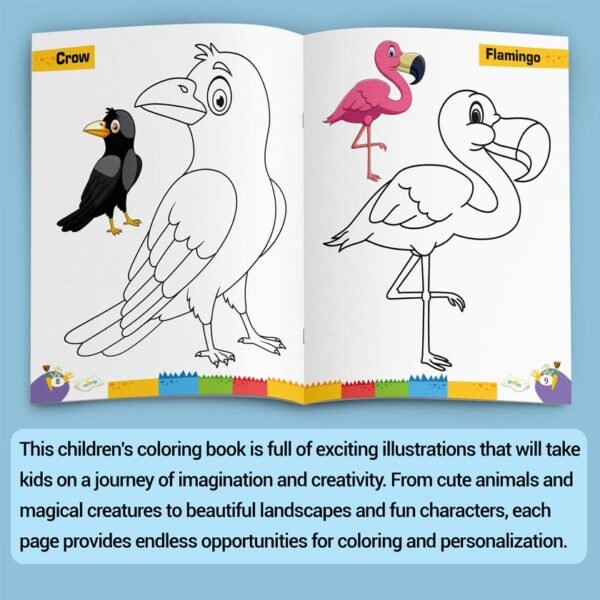 Birds Colouring Book | Colouring Books For Children | Kids Colouring Book - Image 9