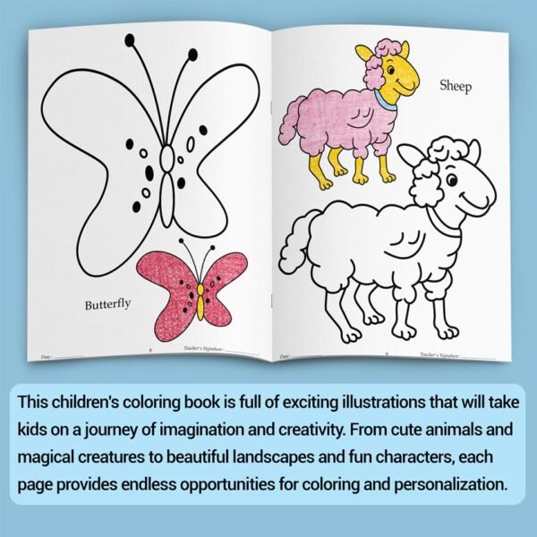 Animals | '0' Level Colouring Books | Kids Colouring Books - Image 8