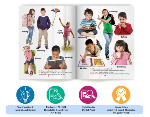 My First Book of Action Words | My First Book (Can be Wiped Clean) - Image 7