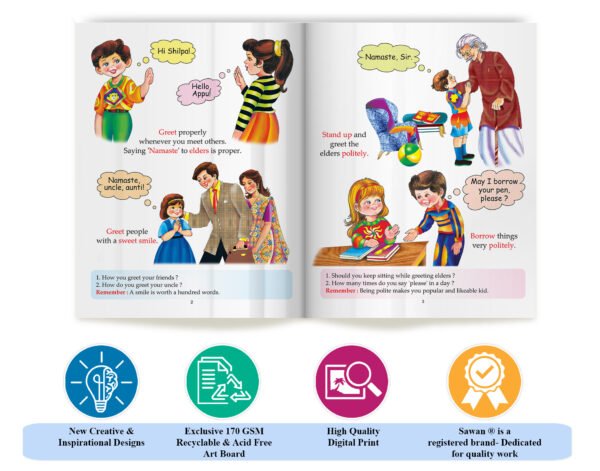 My First Book of Good Manners | My First Book (Can be Wiped Clean) - Image 7