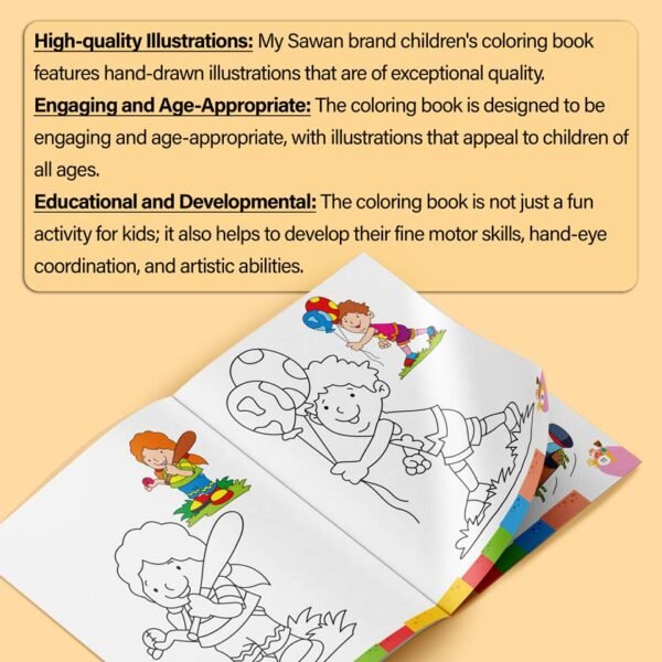 Colouring Book of Fun & Play | Colouring Books For Children | Kids Colouring Book - Image 3