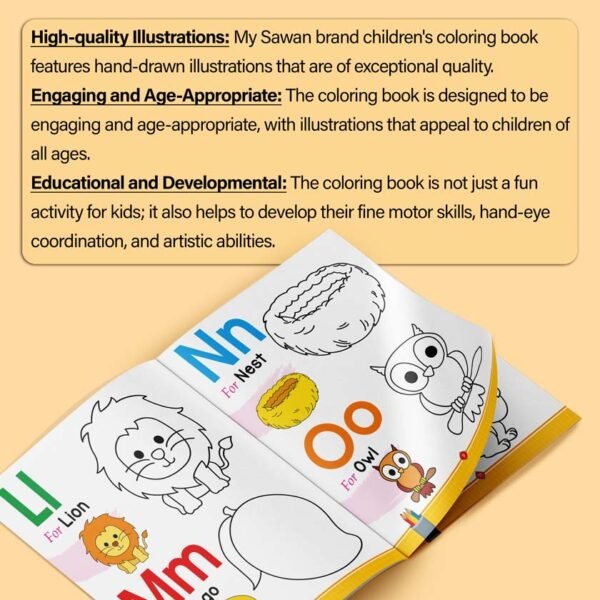 Alphabet Colouring Book | Colouring Books For Children | Kids Colouring Book - Image 12