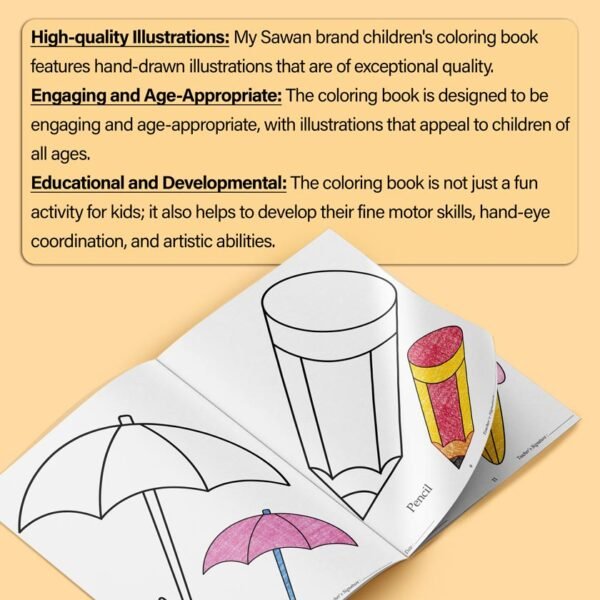 Shapes & Objects | '0' Level Colouring Books | Kids Colouring Books - Image 12