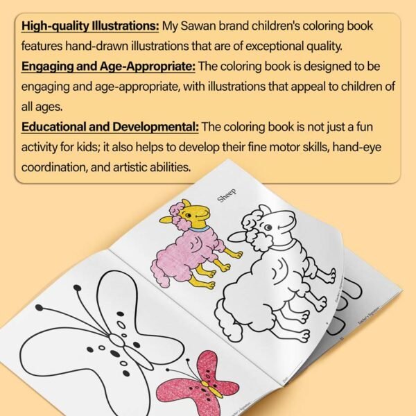 Animals | '0' Level Colouring Books | Kids Colouring Books - Image 7