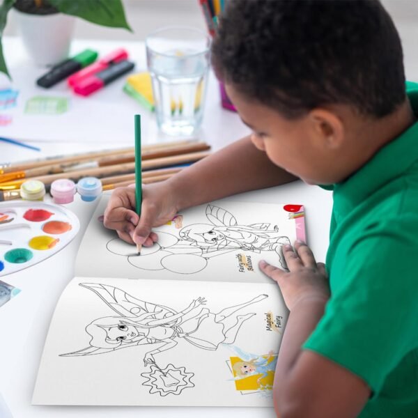 Colouring Book of Fairies | Colouring Books For Children | Kids Colouring Book - Image 12