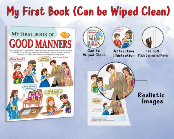 My First Book of Good Manners | My First Book (Can be Wiped Clean) - Image 5