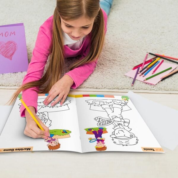 Colouring Book of Games & Sports | Colouring Boos For Children | Kids Colouring Book - Image 10