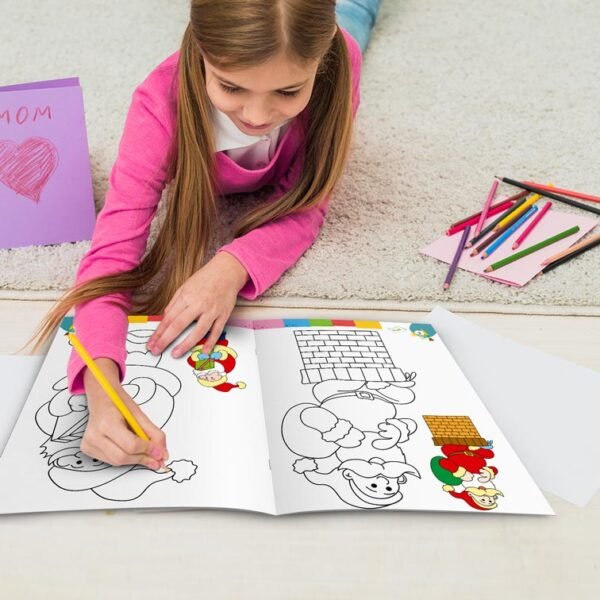 Colouring Book of Santa Claus | Colouring Books For Children | Kids Colouring Book - Image 9
