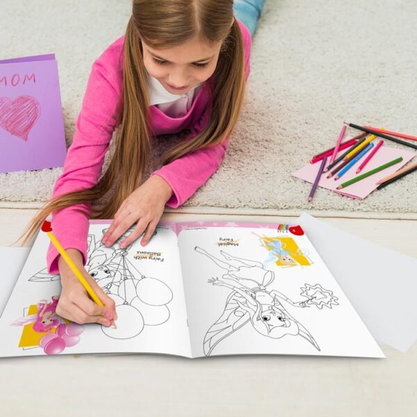 Colouring Book of Fairies | Colouring Books For Children | Kids Colouring Book - Image 10