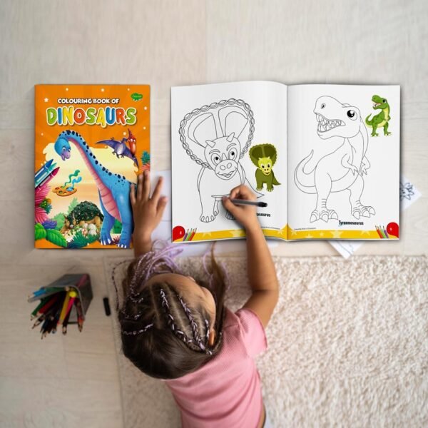 Colouring Book of Dinosaurs | Colouring Books For Children | Kids Colouring Book - Image 8