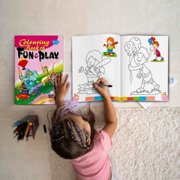 Colouring Book of Fun & Play | Colouring Books For Children | Kids Colouring Book - Image 9