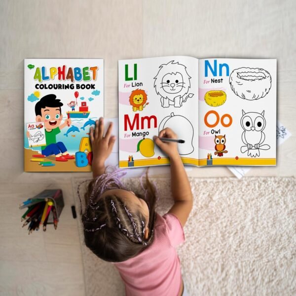 Alphabet Colouring Book | Colouring Books For Children | Kids Colouring Book - Image 8