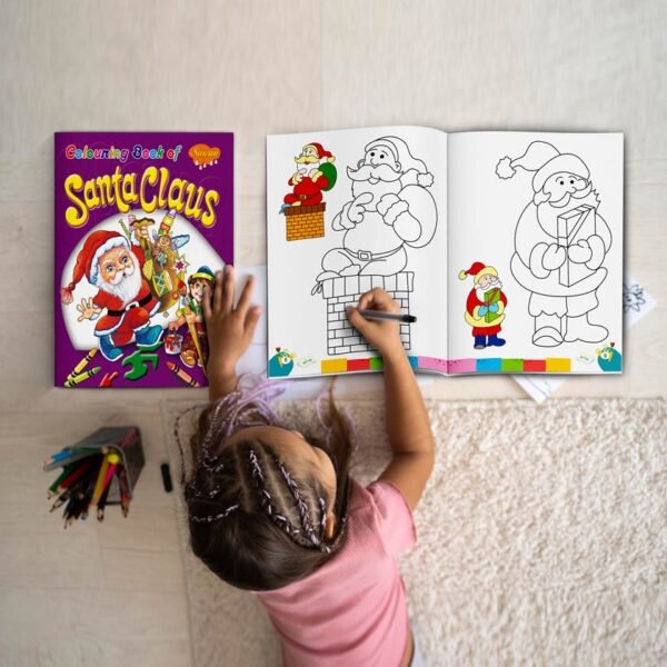 Colouring Book of Santa Claus | Colouring Books For Children | Kids Colouring Book - Image 8