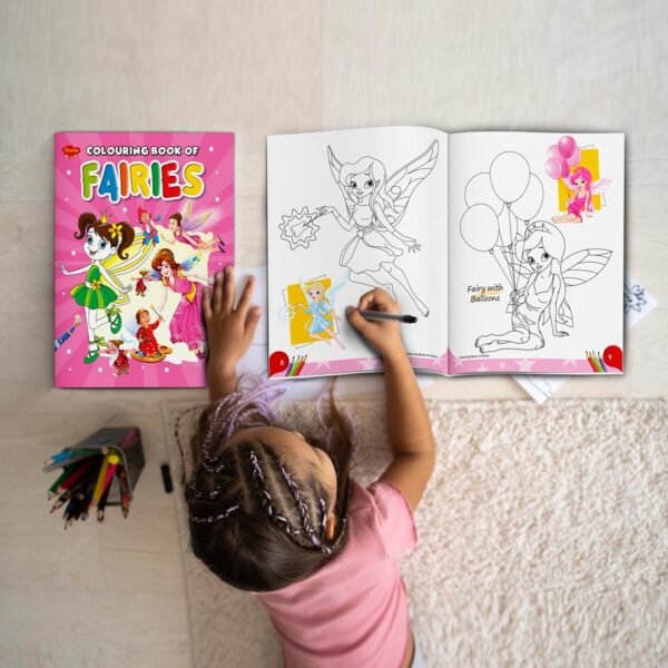 Colouring Book of Fairies | Colouring Books For Children | Kids Colouring Book - Image 9