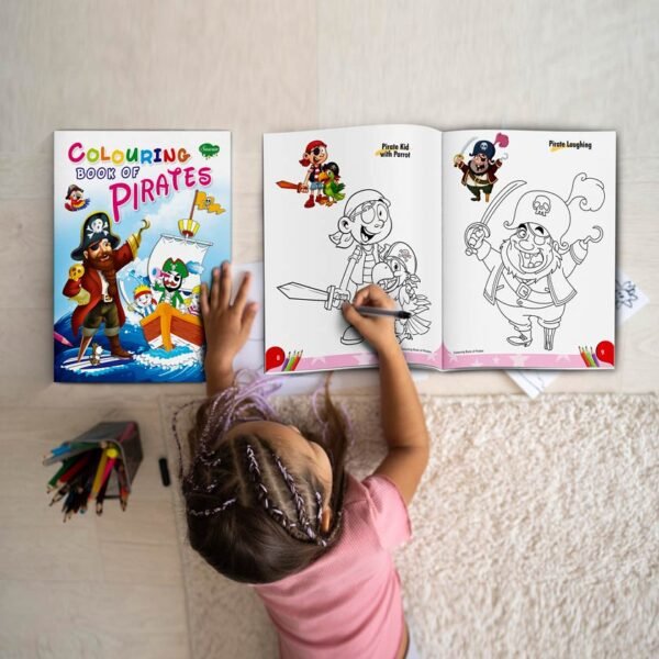 Colouring Book of Pirates | Colouring Books For Children | Kids Colouring Book - Image 4
