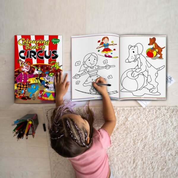 Colouring Book of Circus | Colouring Books For Children | Kids Colouring Book - Image 9