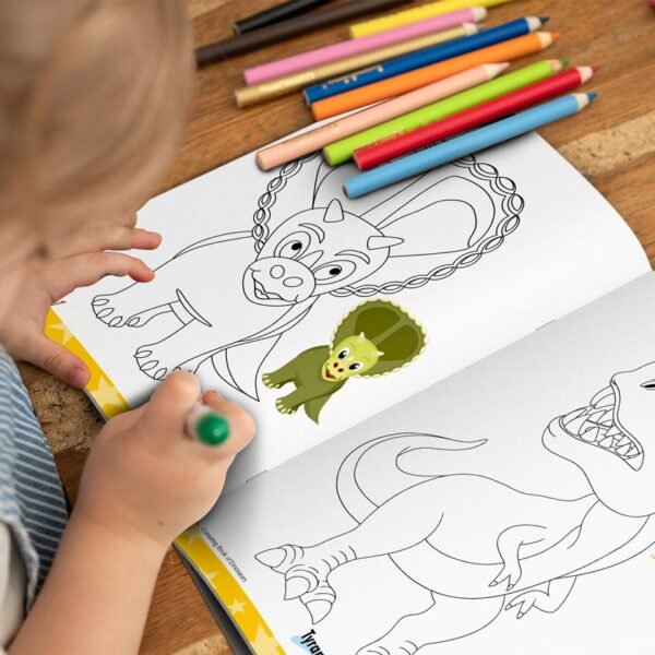 Colouring Book of Dinosaurs | Colouring Books For Children | Kids Colouring Book - Image 7