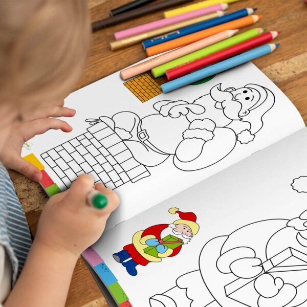 Colouring Book of Santa Claus | Colouring Books For Children | Kids Colouring Book - Image 7