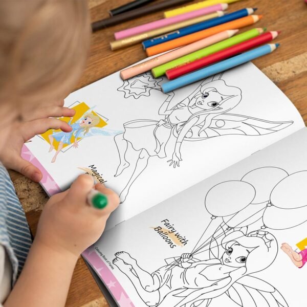 Colouring Book of Fairies | Colouring Books For Children | Kids Colouring Book - Image 8