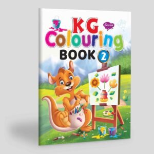 KG Colouring Book 2 Easy Colouring Pages for Children Kindergarten Art Activity Book Fun Colouring Book for Kids Colouring Activities for Children