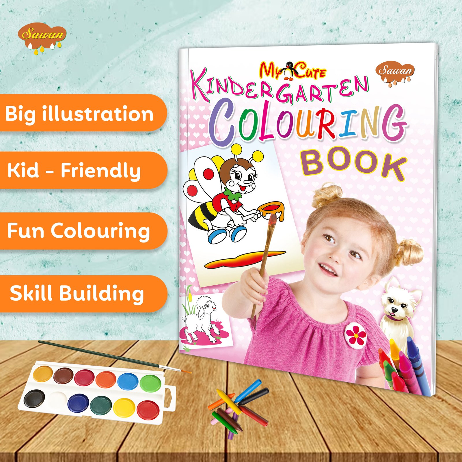 My Cute Kindergarten Colouring Book - Image 4