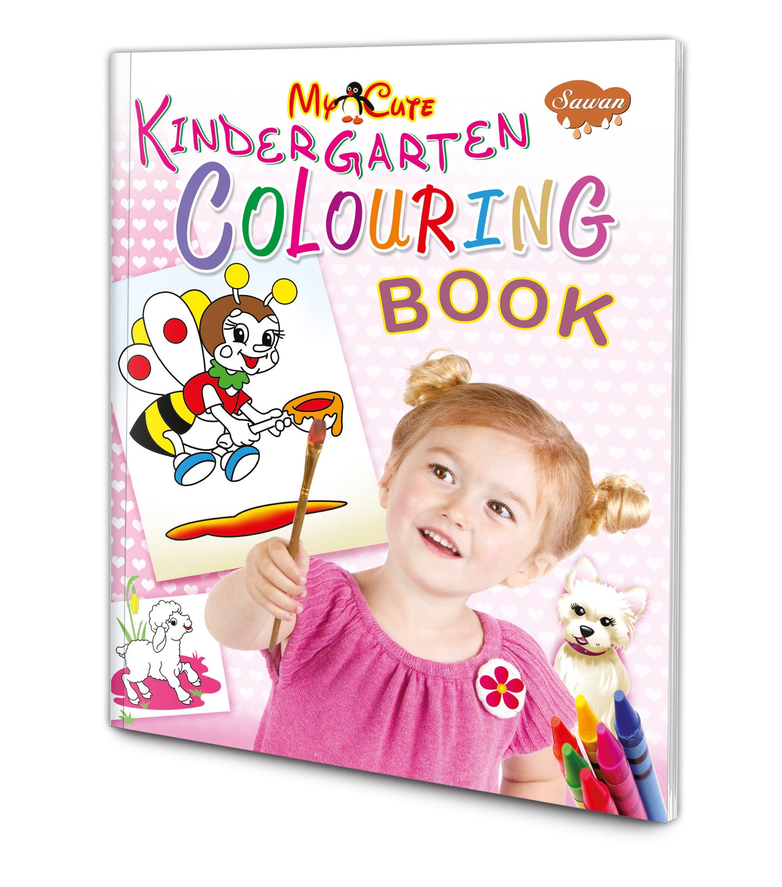My Cute Kindergarten Colouring Boo Cute Kids Colouring Book Kids Drawing and Colouring Book Kindergarten Activity Book Beginner Colouring Book for Kids Kids Creative Colouring Book
