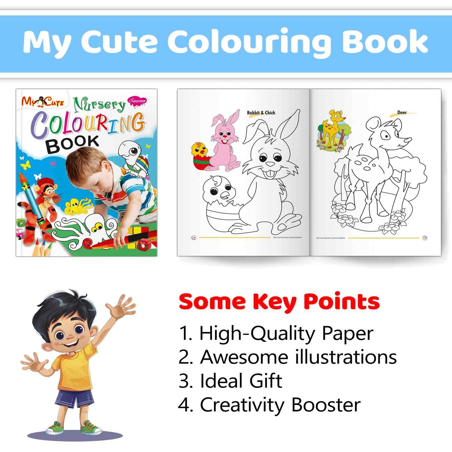 My Cute Nursery Colouring Book - Image 5