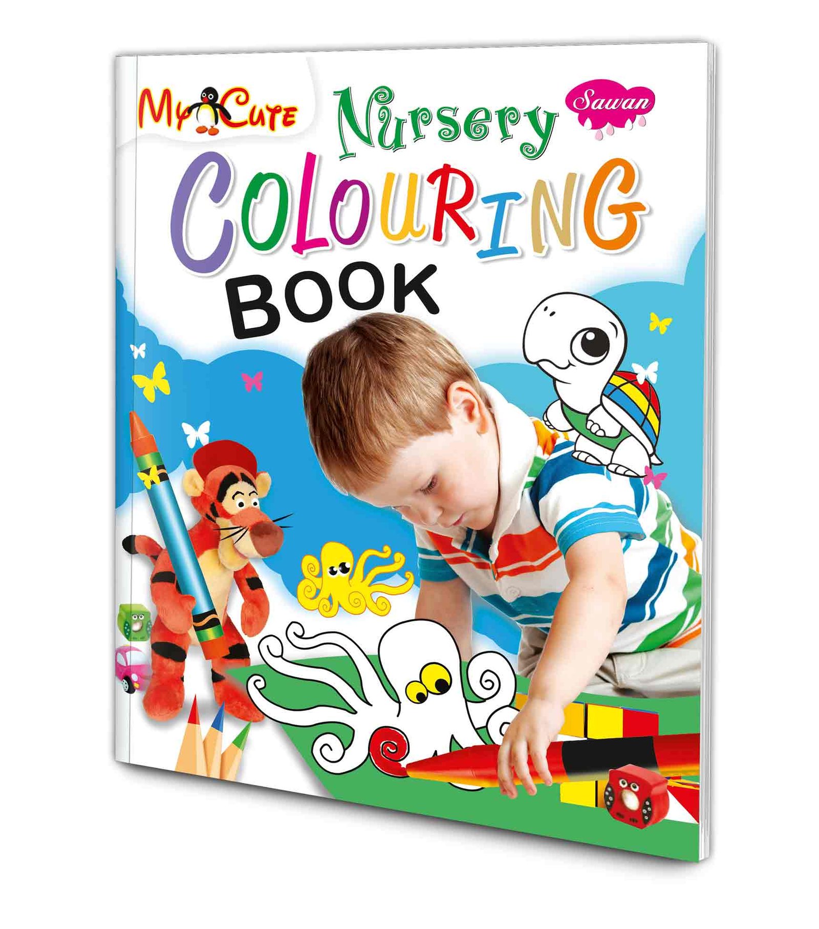 My Cute Nursery Colouring Book Nursery Drawing Book for Kids Cute Picture Colouring Book Nursery Activity Book for Kids Kids Art and Colouring Book