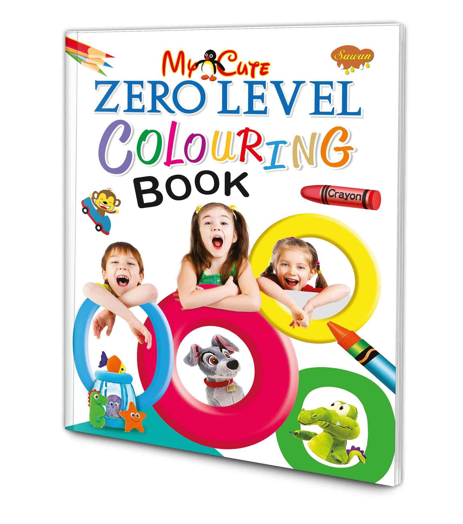 My Cute Zero Level Colouring Book Preschool Colouring Book Cute Picture Colouring Book Kids Art and Colouring Book Zero Level Activity Book