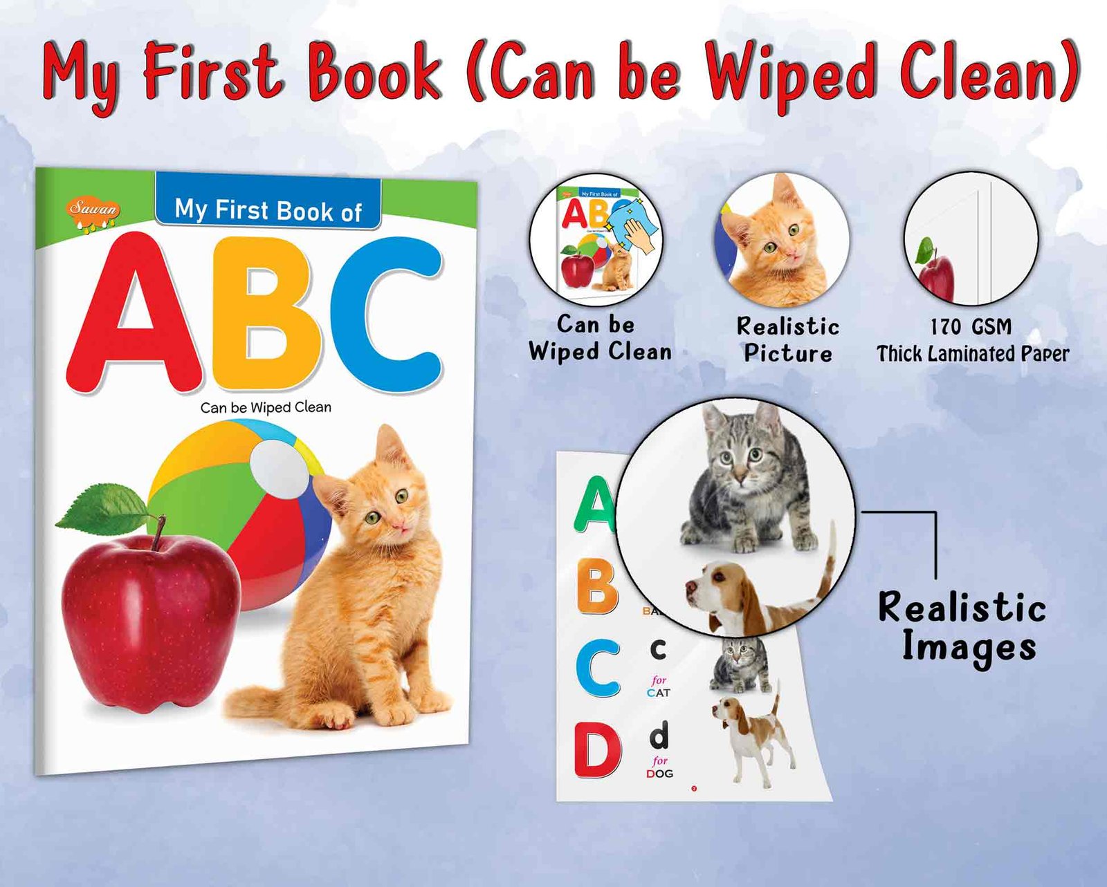 My First Book (Can be Wiped clean) |My First Book of ABC - Image 6