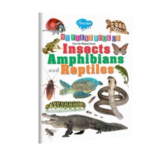 My First Book of Amphibians and Reptiles Amphibians and Reptiles Book Amphibians Book for Kids Wipe Clean Animal Book