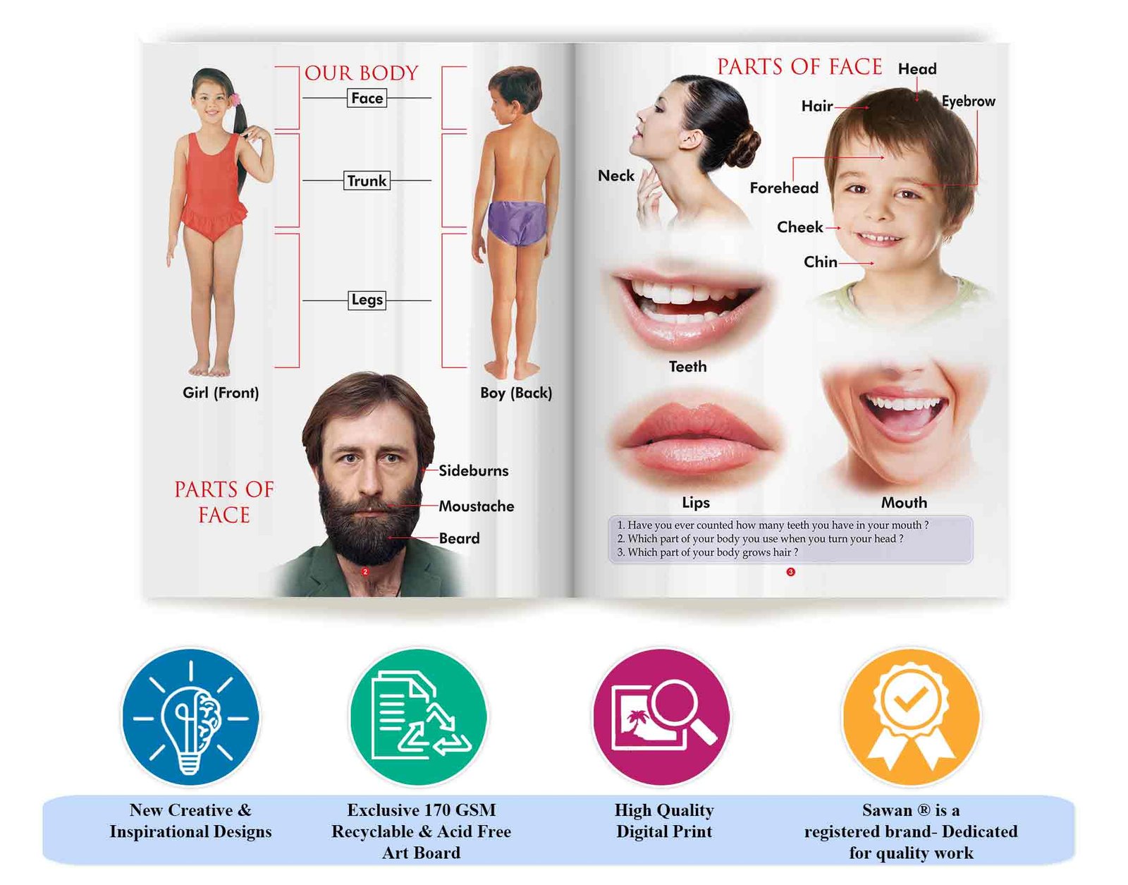 My First Book of Body Parts | My First Book (Can be Wiped Clean) - Image 5