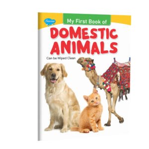 My First Domestic Animals Wipe Clean Book Kids Domestic Animals Picture Book Domestic Animals Activity Book for Kids My First Domestic Animal Book Kids Domestic Animals Learning Book
