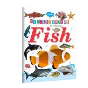 My First Book of Fish My First Fish Learning Book Water Animals Learning Book Wipe Clean Kids Fish Book Fish Knowledge Book for Kids