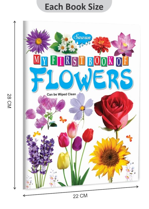 My First Book of Flowers | My First Book (Can be Wiped Clean) - Image 2