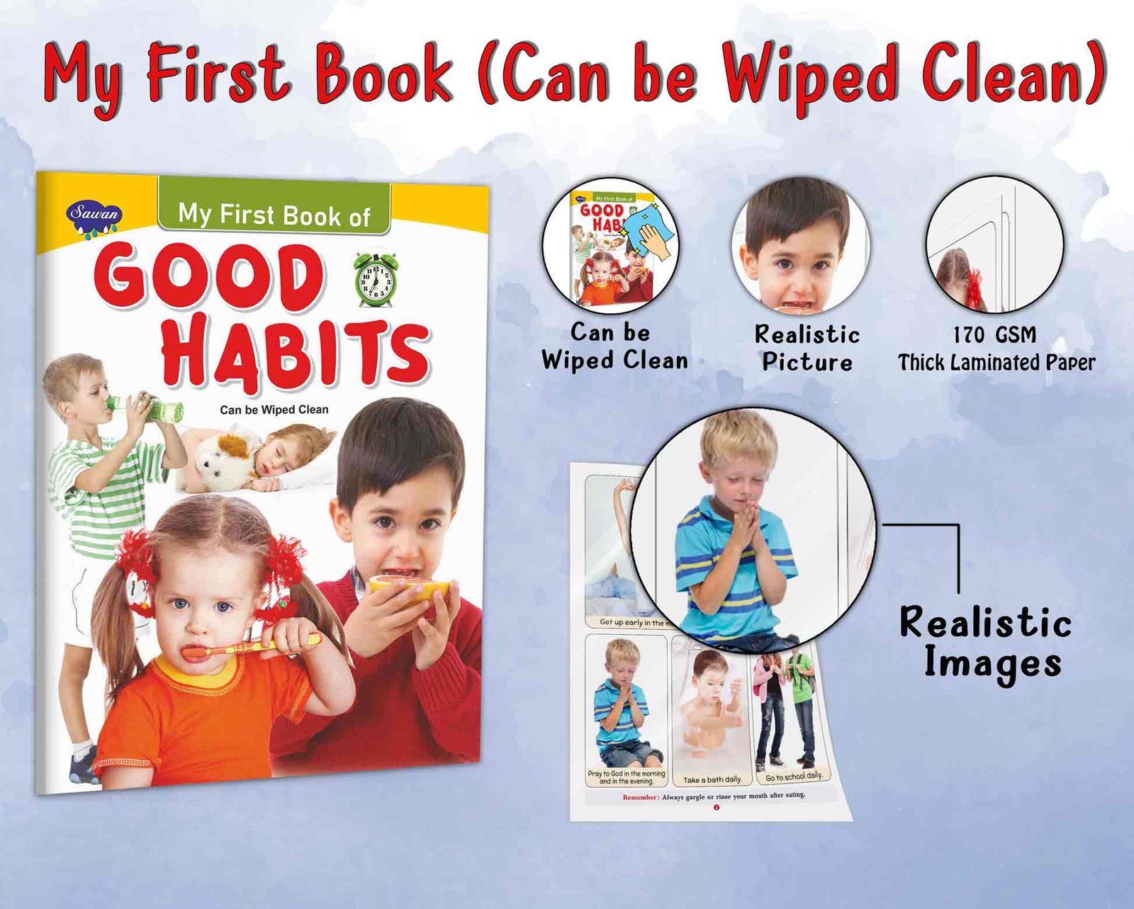 My First Book of Good Habits | My First Book (Can be Wiped Clean) - Image 7