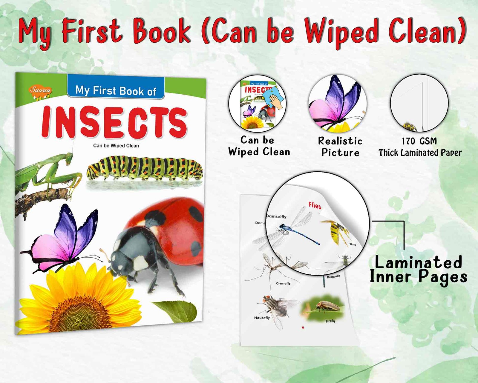 My First Book of Amphibians and Reptiles | My First Book (Can be Wiped Clean) - Image 3