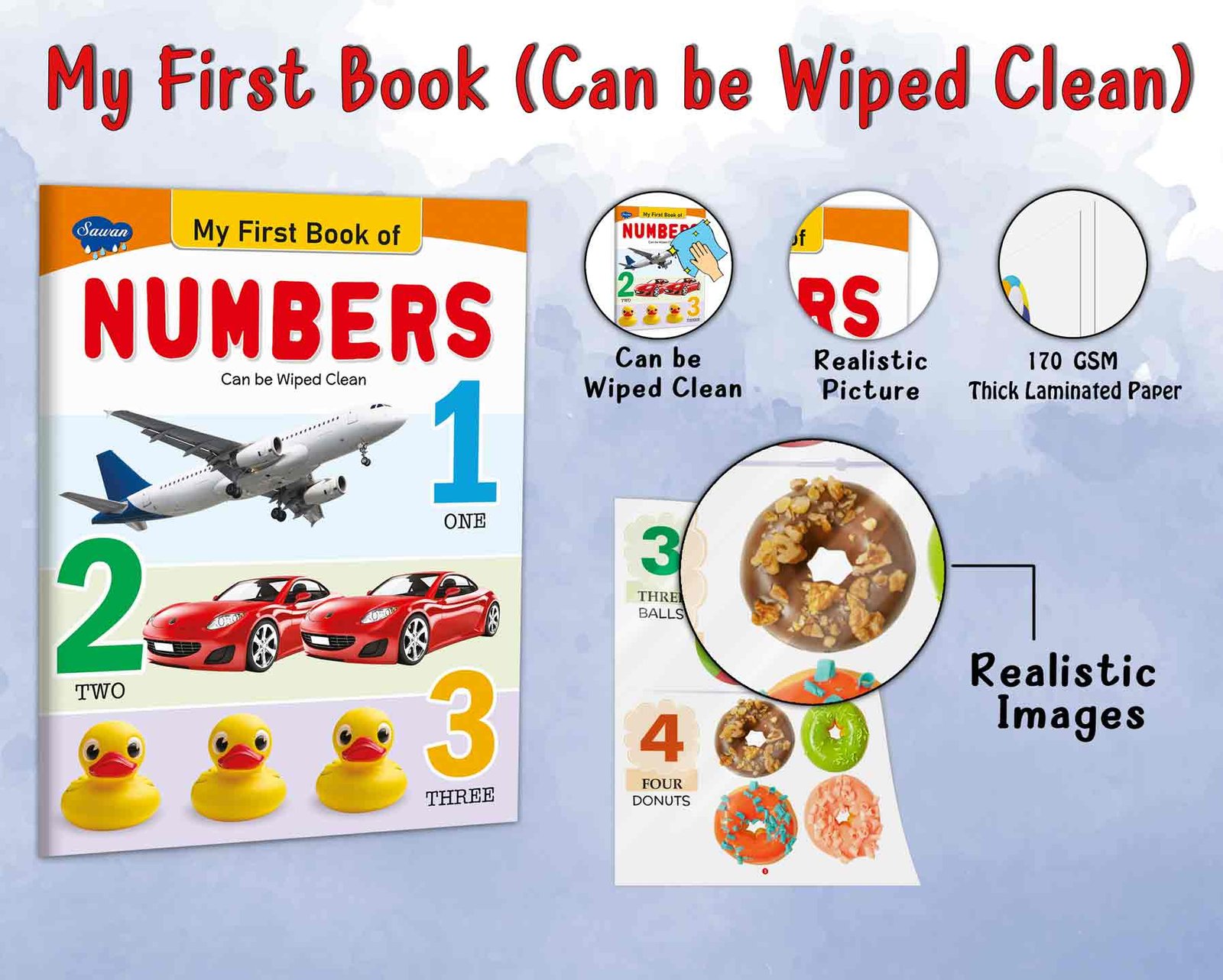 My First Book (Can be Wiped clean) |My First Book of Numbers - Image 6