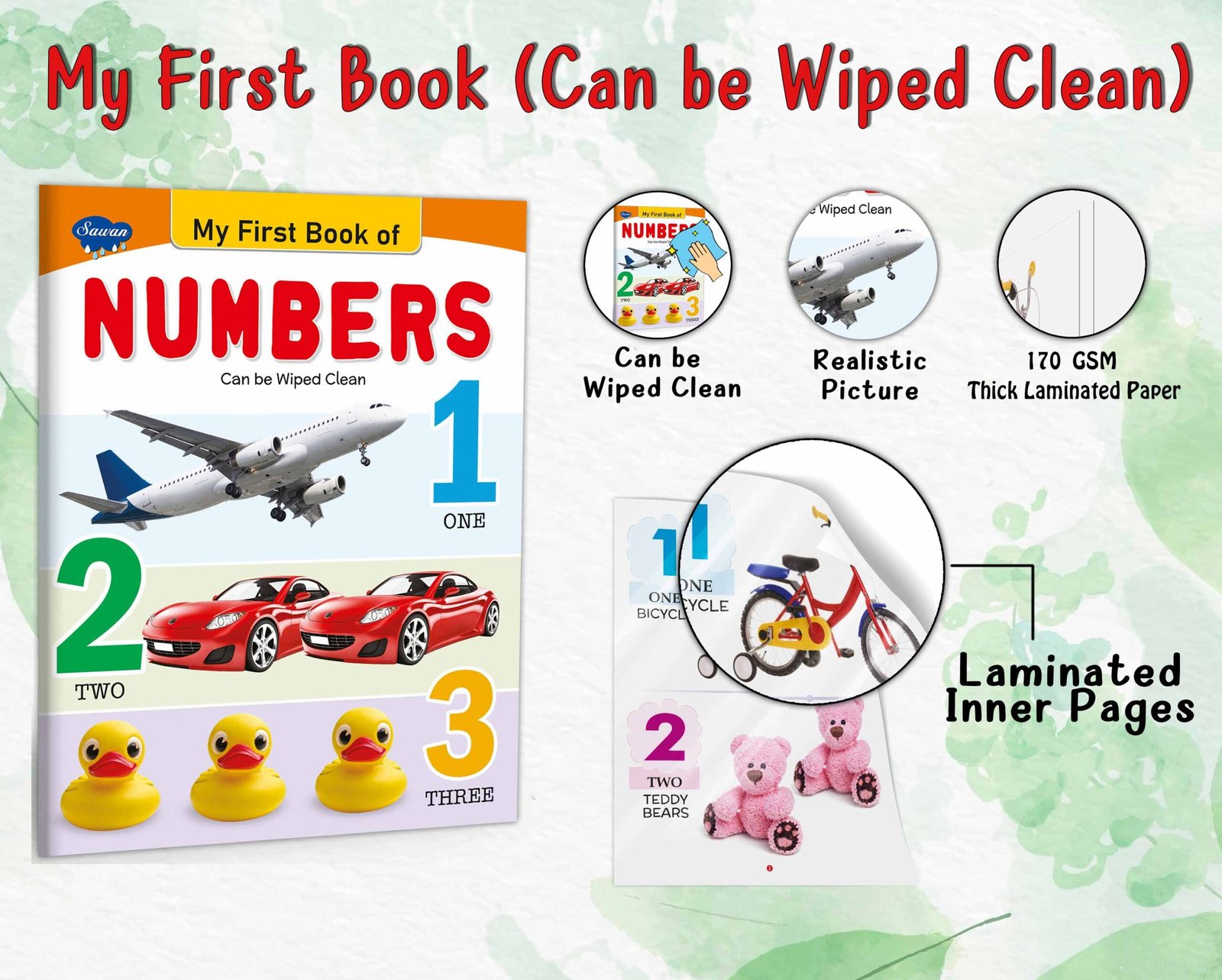 My First Book (Can be Wiped clean) |My First Book of Numbers - Image 7
