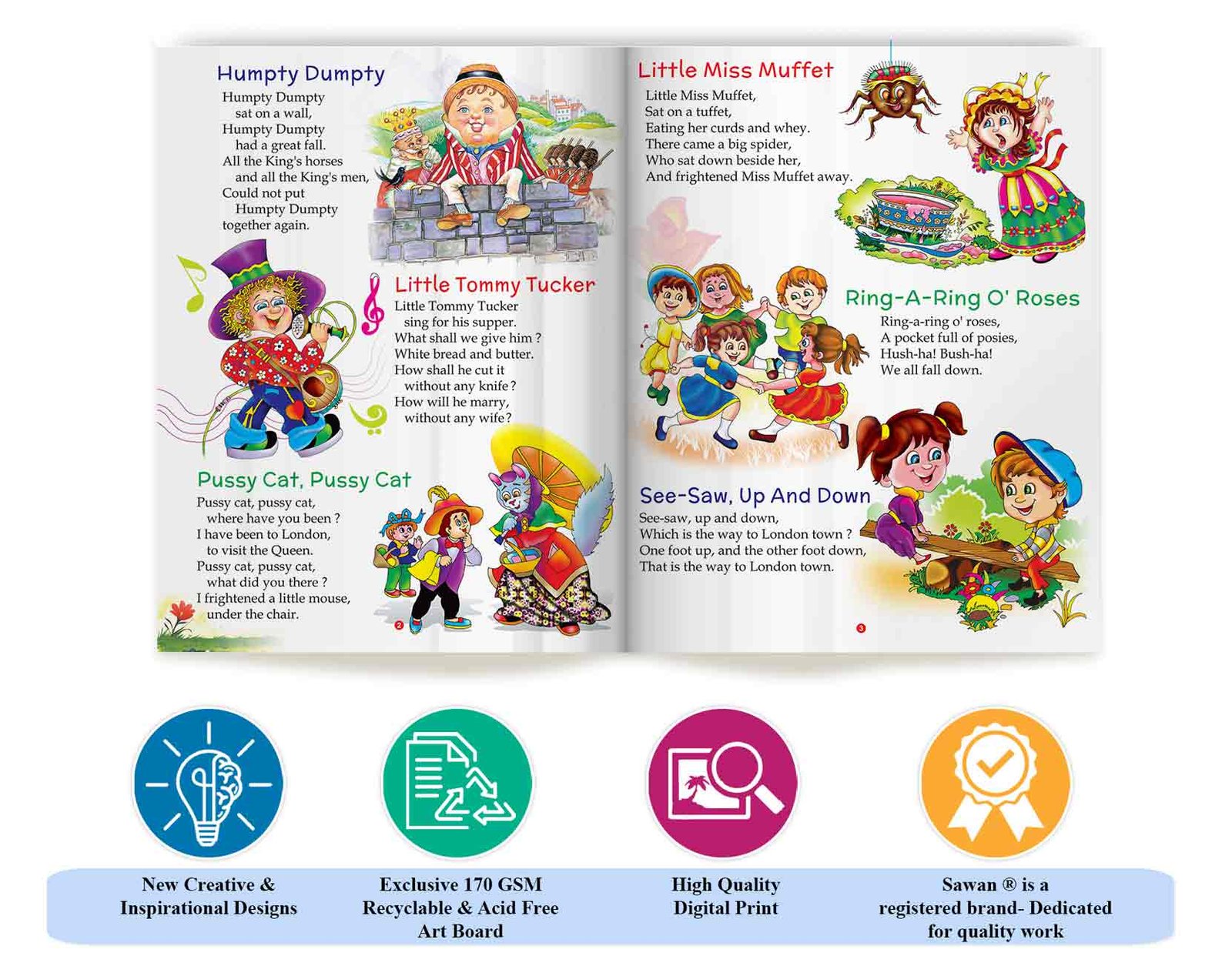 My First Book of Nursery Rhymes | My First Book (Can be Wiped Clean) - Image 5