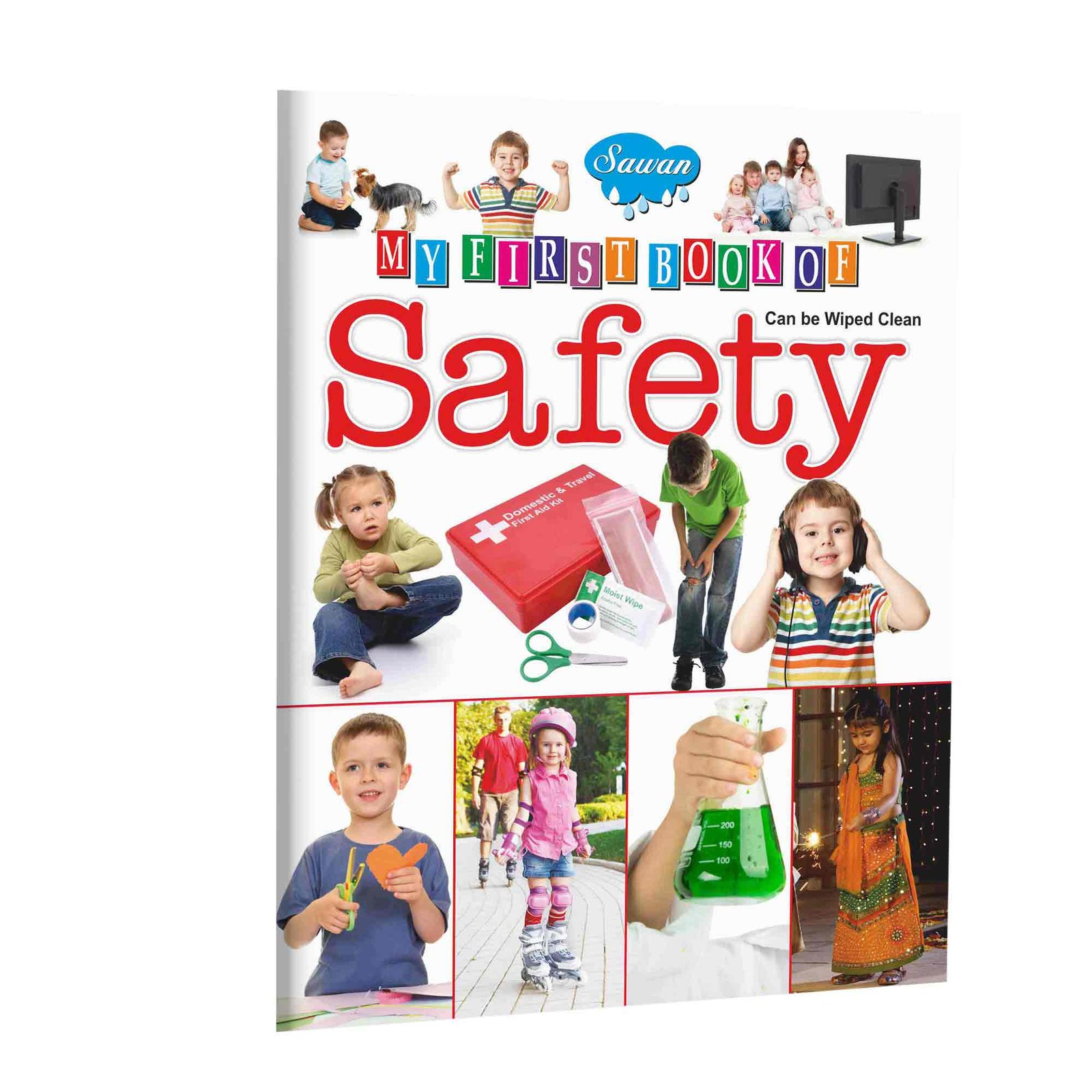 My First Book of Safety Wipe Clean Safety Book Personal Safety Book My First Safety Learning Book Wipe Clean Kids Safety Book