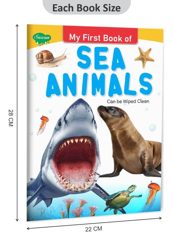 My First Book of Sea Animals | My First Book (Can be Wiped Clean) - Image 2