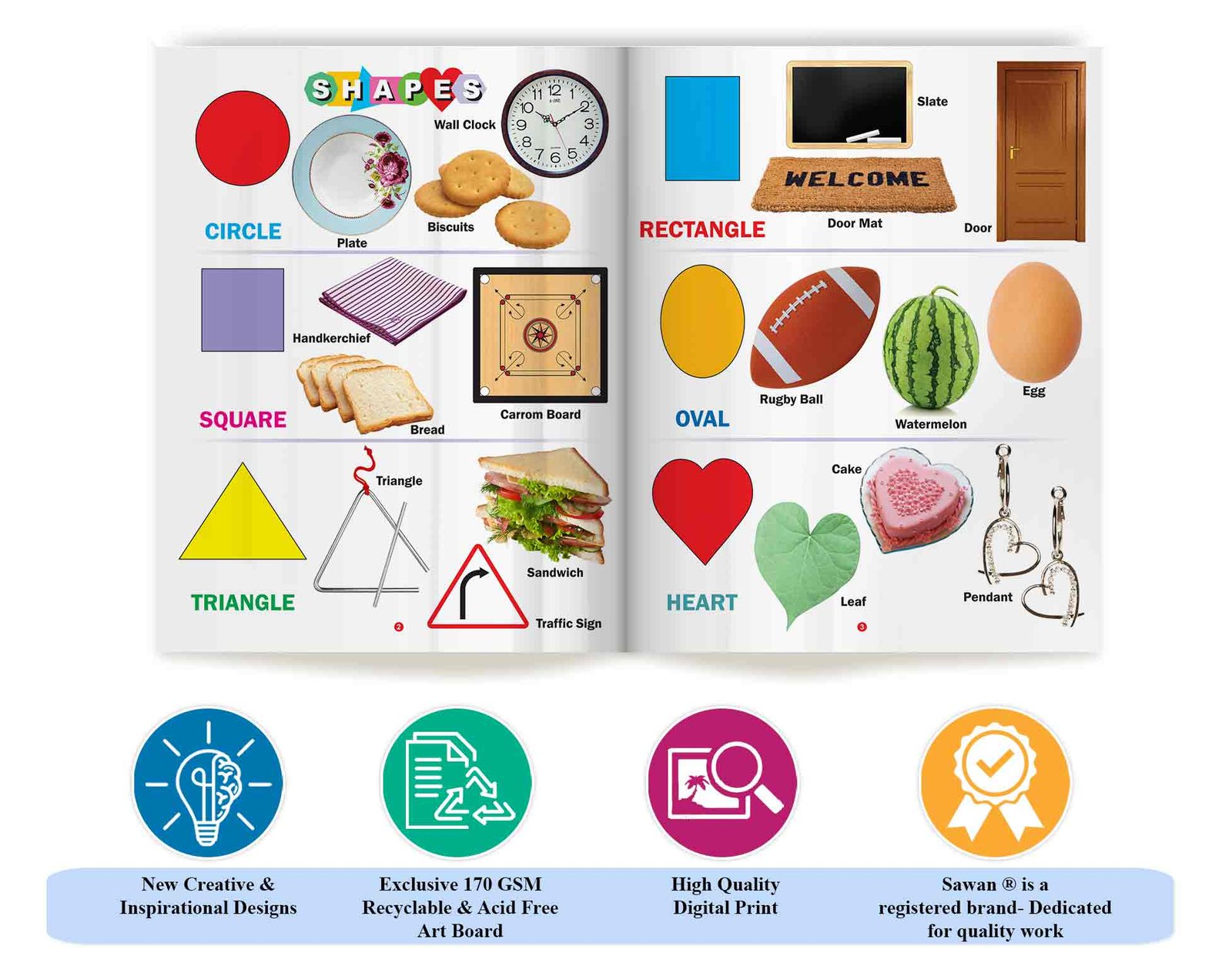 My First Book of Shapes | My First Book (Can be Wiped Clean) - Image 5
