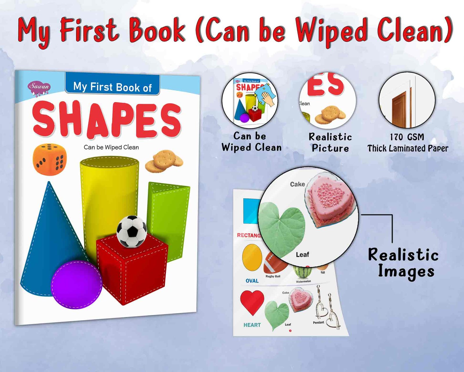 My First Book of Shapes | My First Book (Can be Wiped Clean) - Image 7