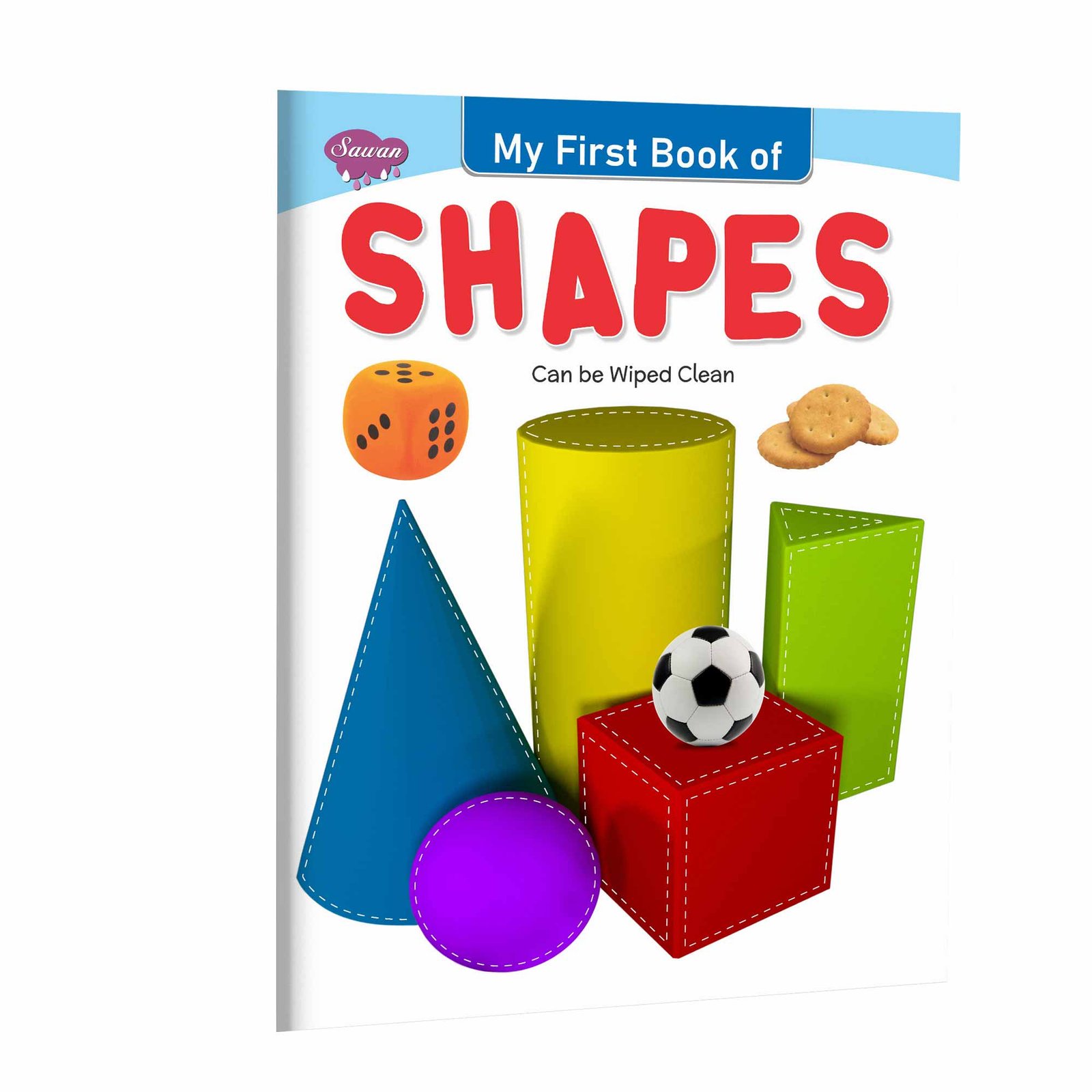 Learn Basic Shapes Identify Everyday Shapes Recognise Shapes With Fun Wipe Clean Shapes Book Fun With Shapes