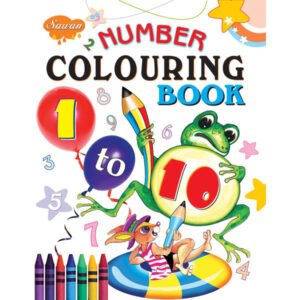 Number Colouring Book 1 to 10