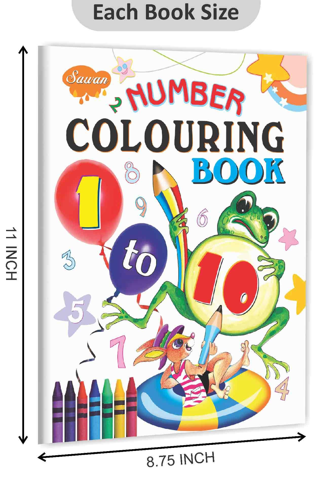 Number Colouring Book 1 to 10 - Image 2