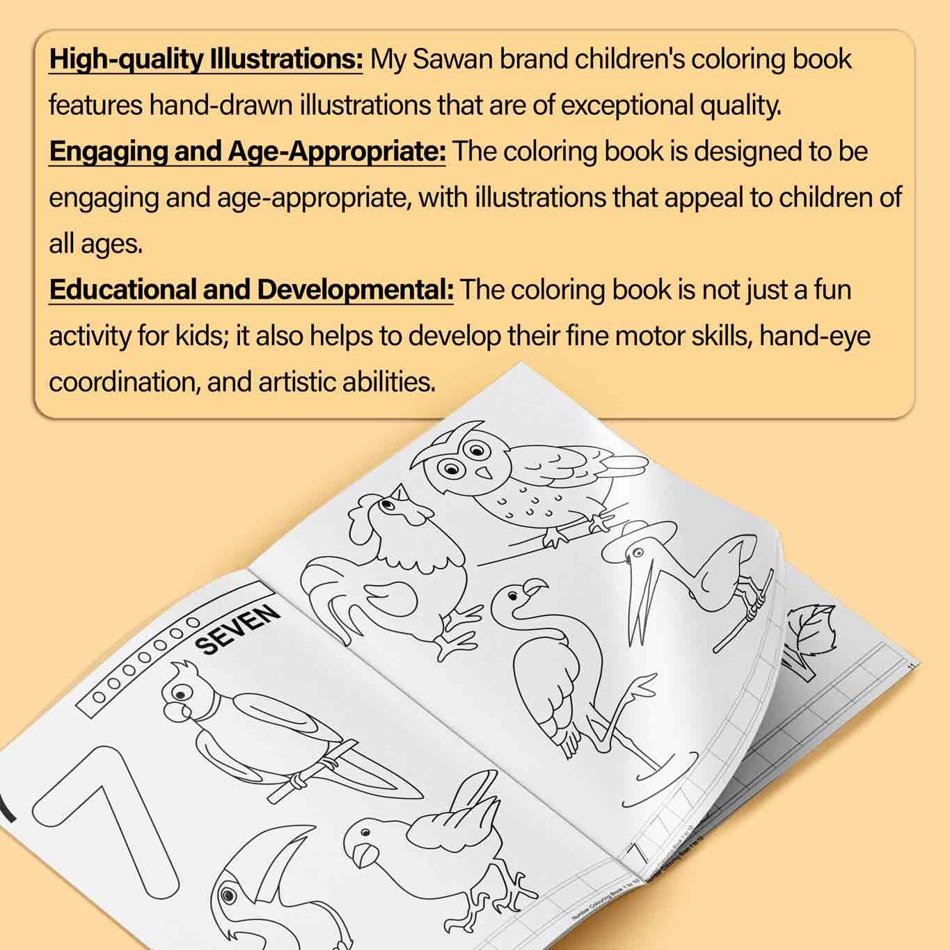 Number Colouring Book 1 to 10 - Image 5