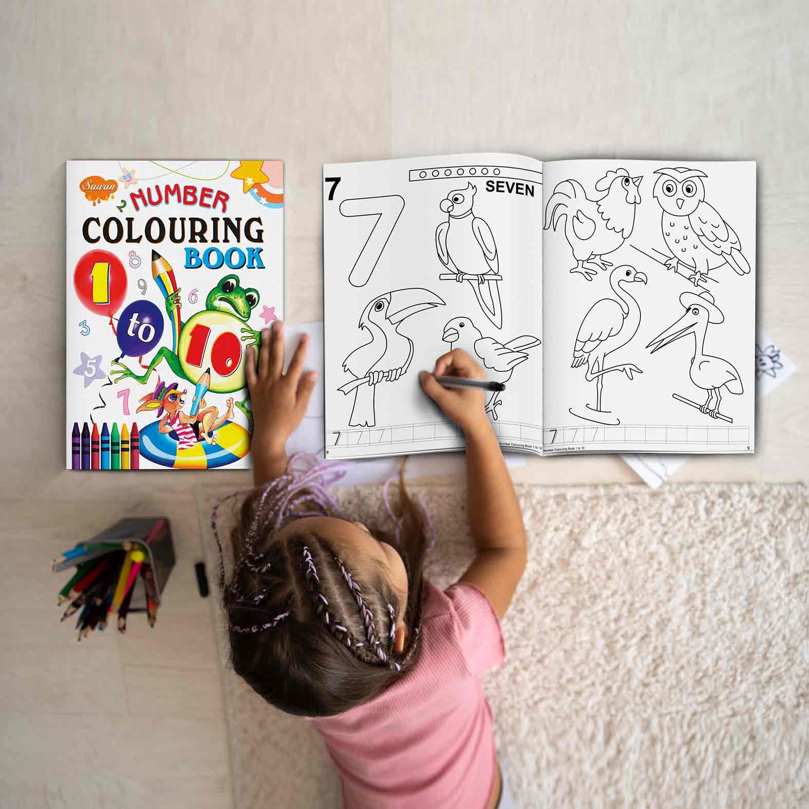 Number Colouring Book 1 to 10 - Image 9