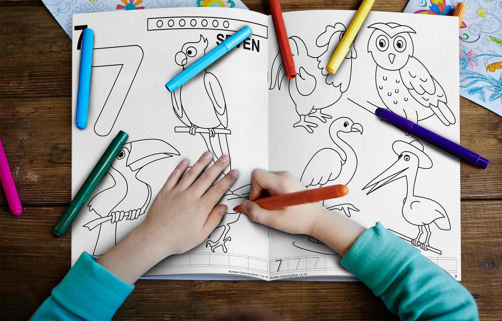 Number Colouring Book 1 to 10 - Image 11